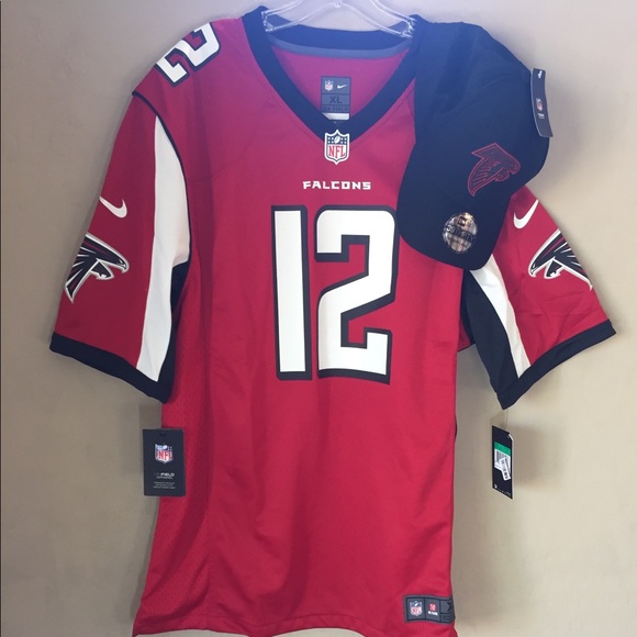 Nike Other - NFL Falcons Sanu Sr #12 Jersey Men’s + FREE CAP